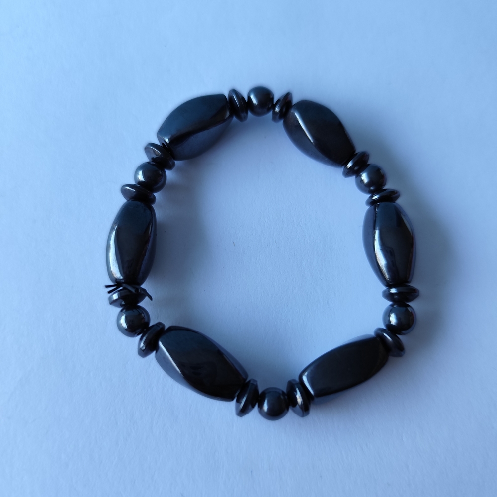 3/$20💗Magnetic Hematite Stretchable Bracelet